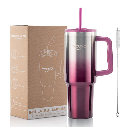 40 oz Water Bottle with Handle Insulated Water Cup