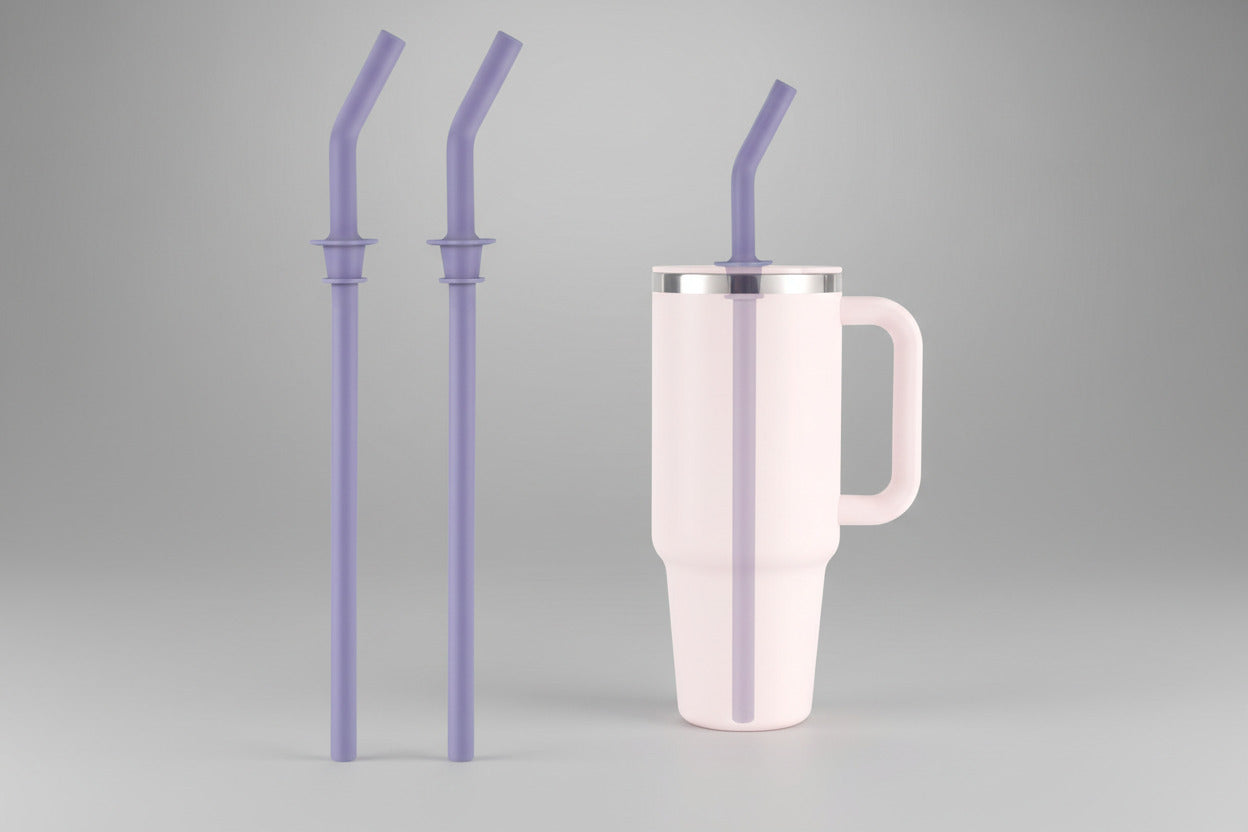 2pcs Press in Replacement Straws for Hydro Flask 40/32/28/20oz Travel Tumbler